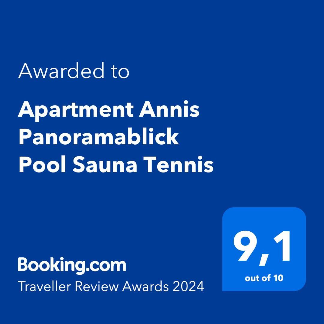 Apartment Annis Panoramablick Pool Sauna Tennis ショナッハ エクステリア 写真